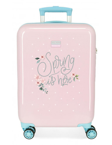 4081741 ABS SUITCASE 55CM 4W. ROLL ROAD SPRING IS HERE